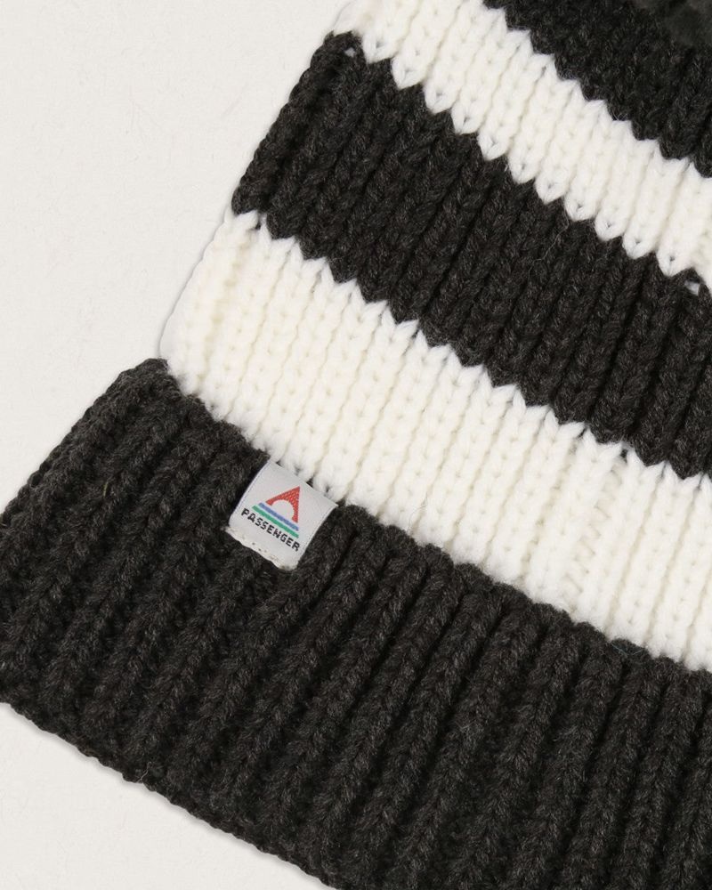 Women's Passenger Summit Bobble Hat Black | US-SMHQKJ971