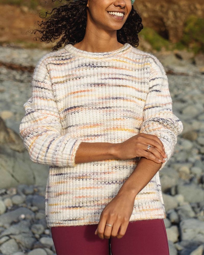 Women's Passenger Tongass Knitted Jumper Multi | US-DGIYCQ658